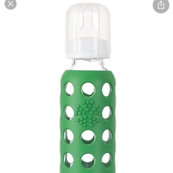 LIFEFACTORY BABY GLASS BOTTLE, GRASS GREEN… - Picture 2 of 7